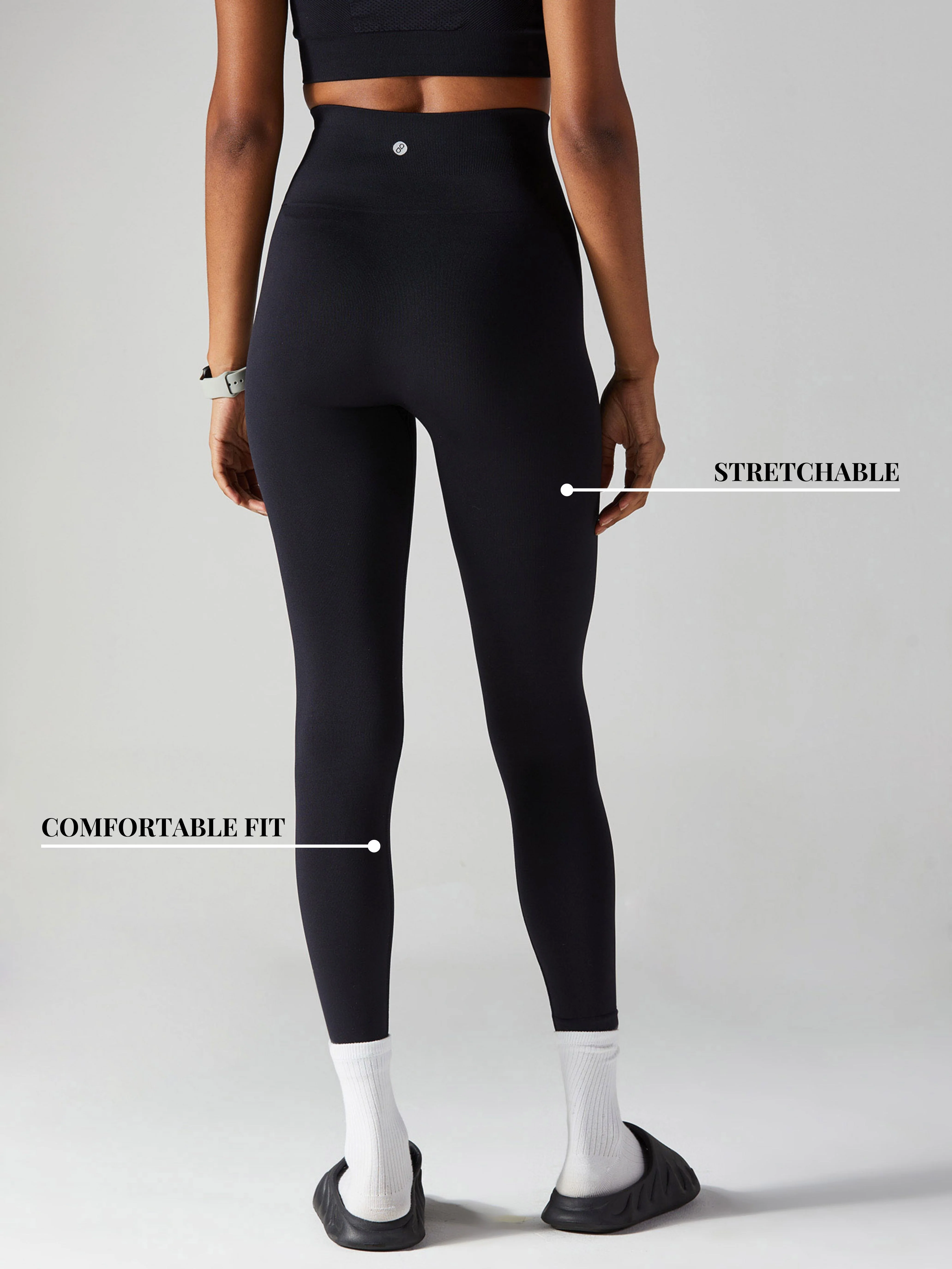 Black Beyond 'Hue' Motion Leggings - Image 5