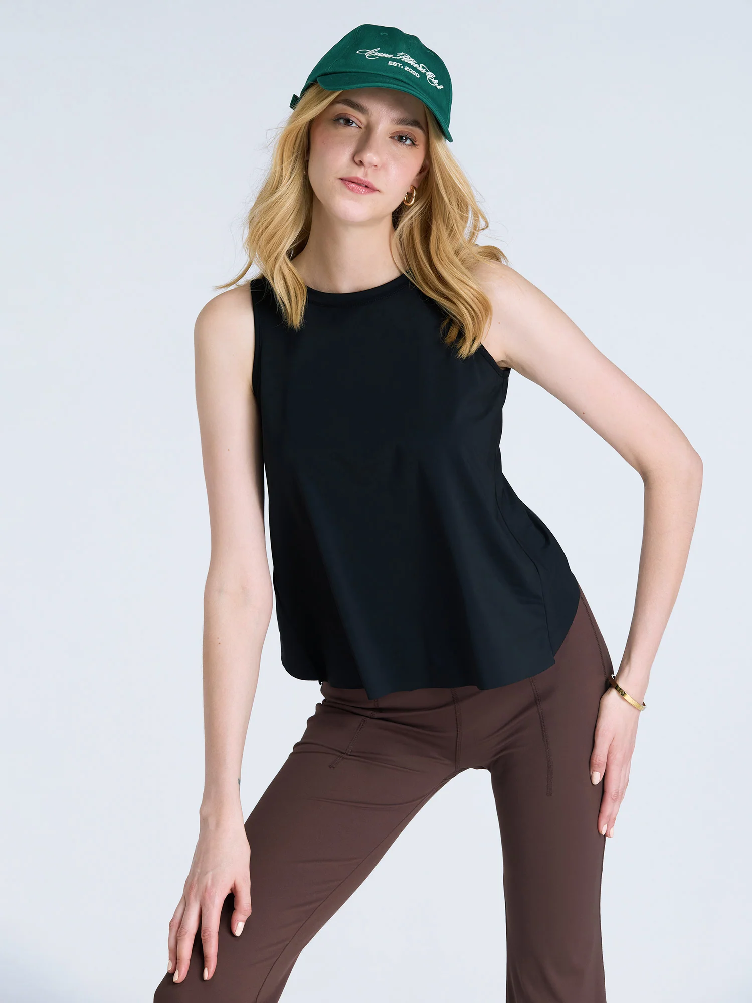 Black Overlap Tank - Image 7
