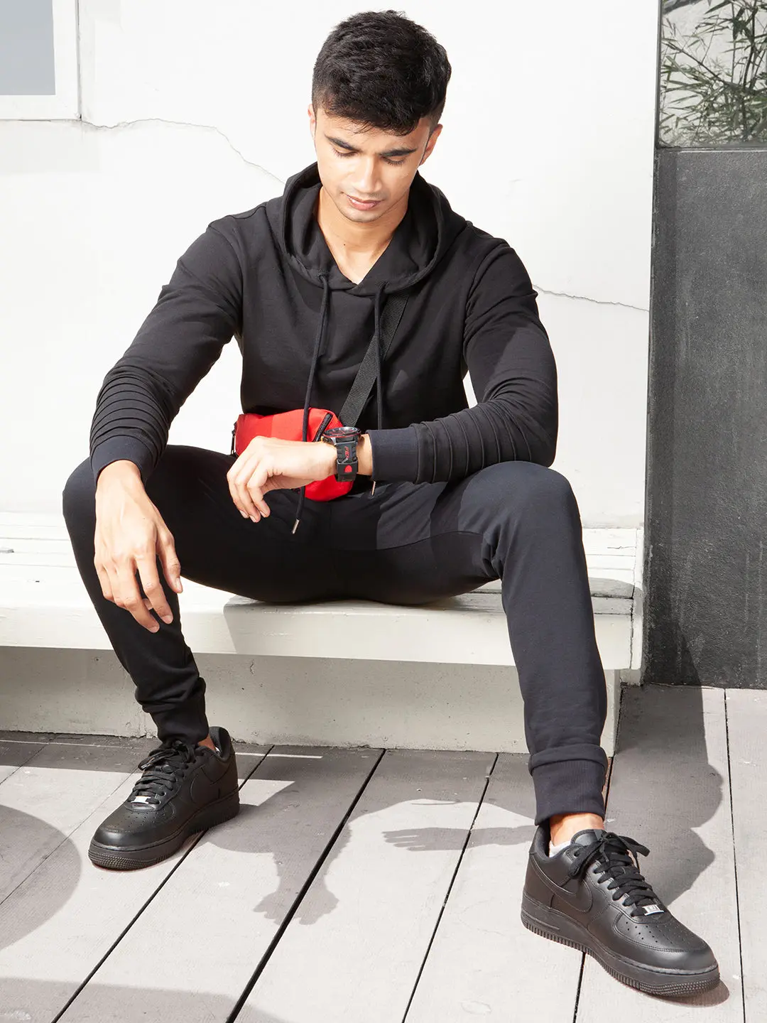 Black Slim Fit Jogger - Image 7