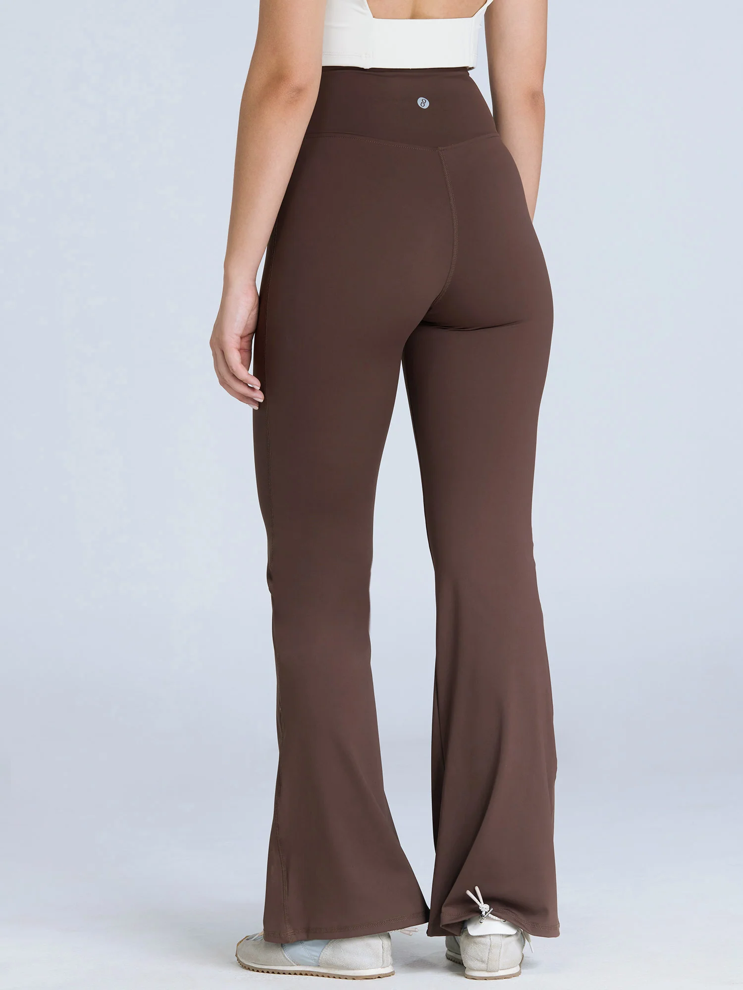 Brown Tall Hourglass Flared Leggings - Image 6