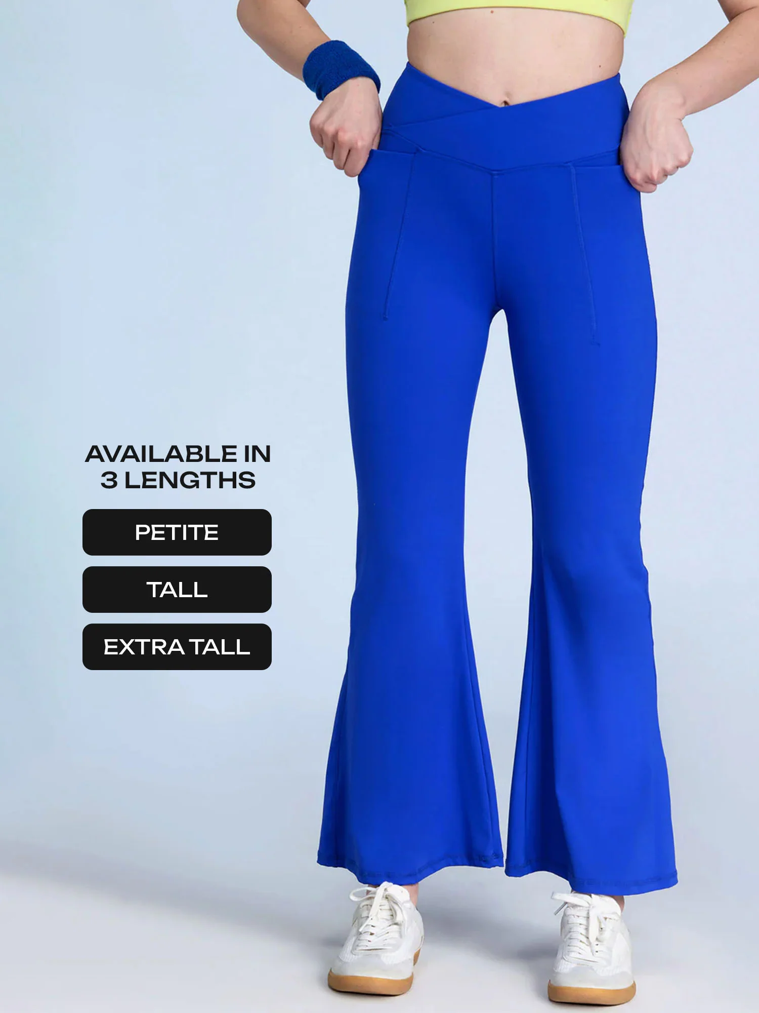 Cobalt Hourglass Flared Leggings