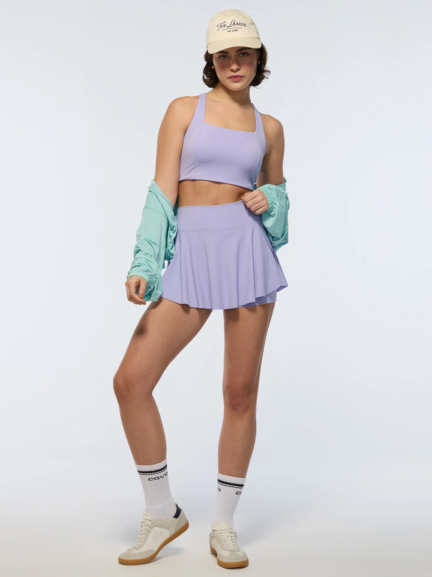 Lilac Swirl Tennis Skorts - Image 9