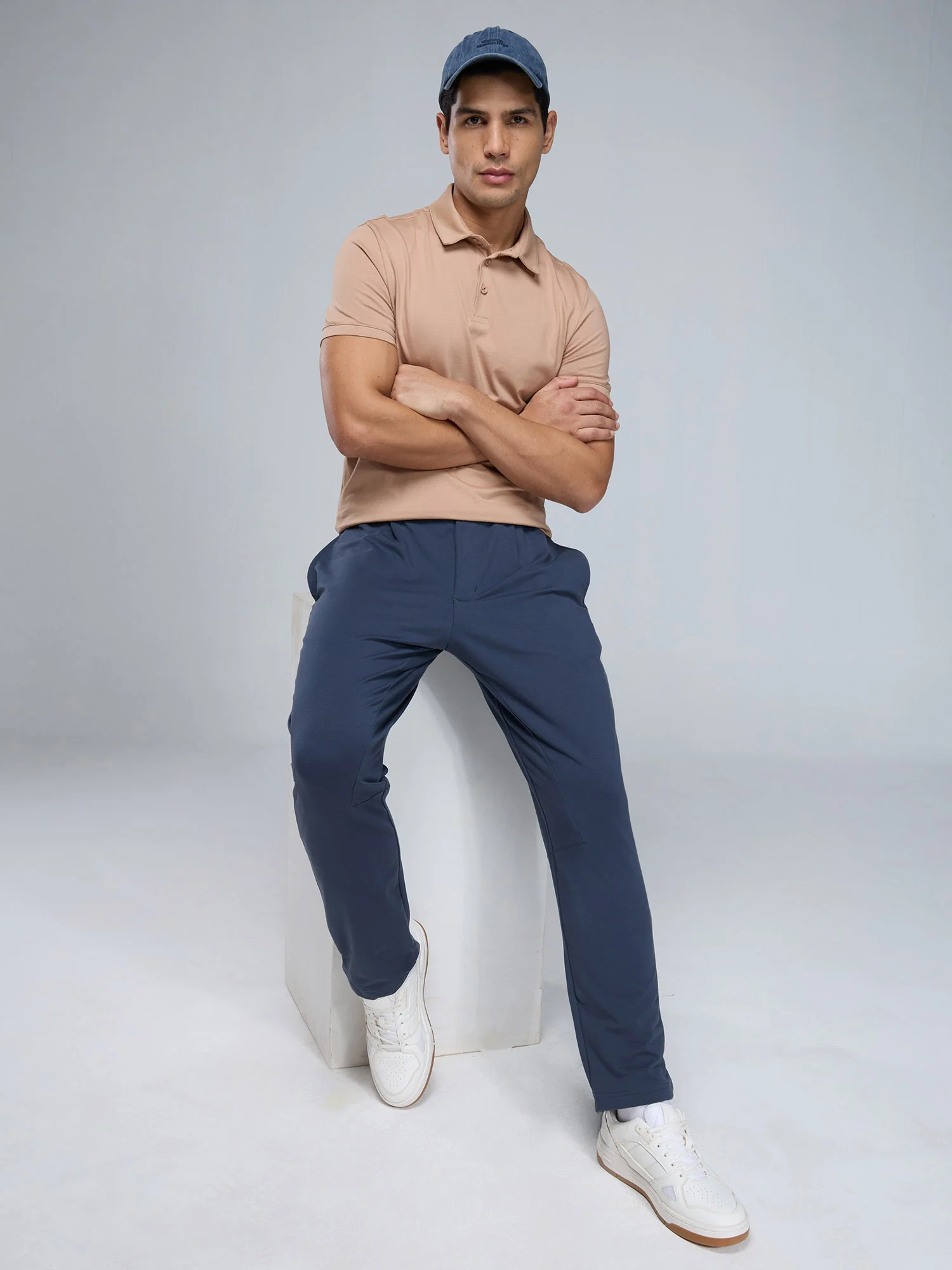 Navy Everywear Joggers - Image 2