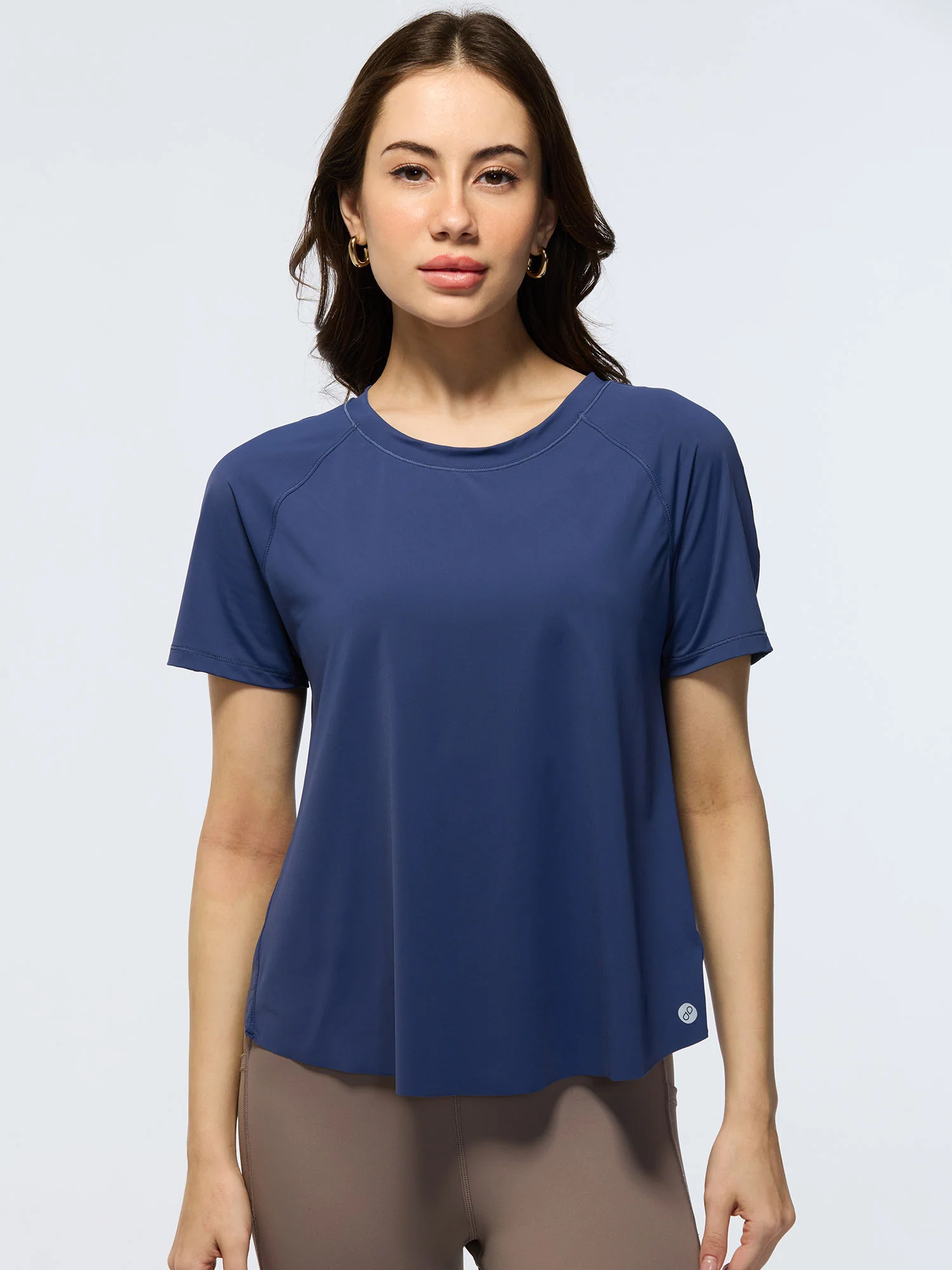 Navy Overlap Tee - Image 5