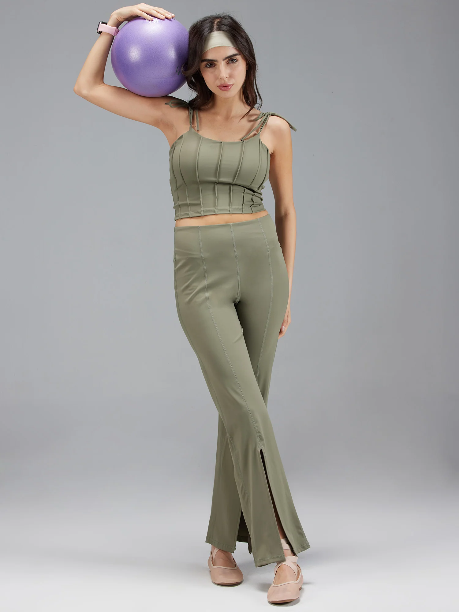 Olive Knot-It Corset Top - Image 2