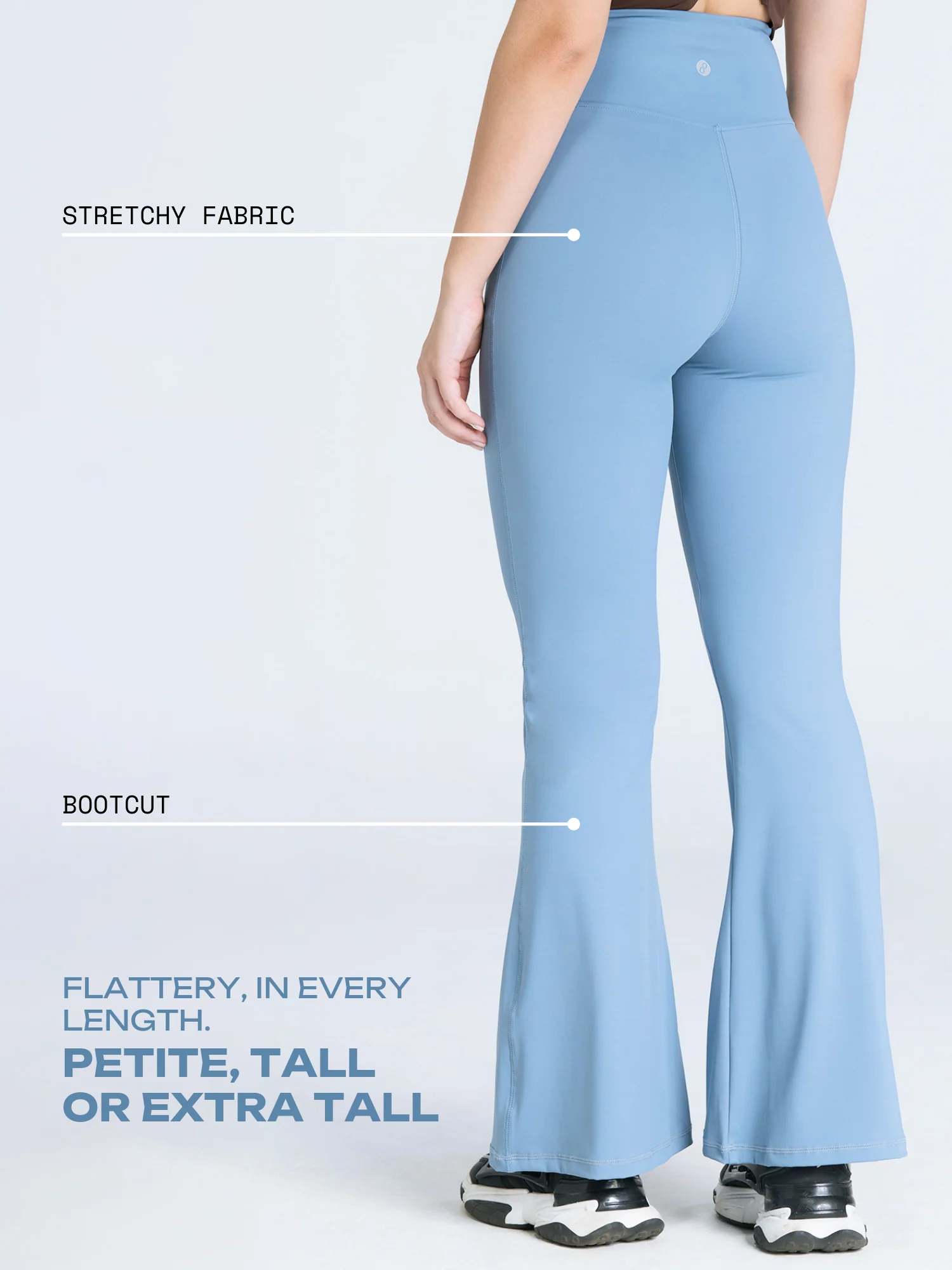Pebble Extra Tall Hourglass Flared Leggings - Image 4