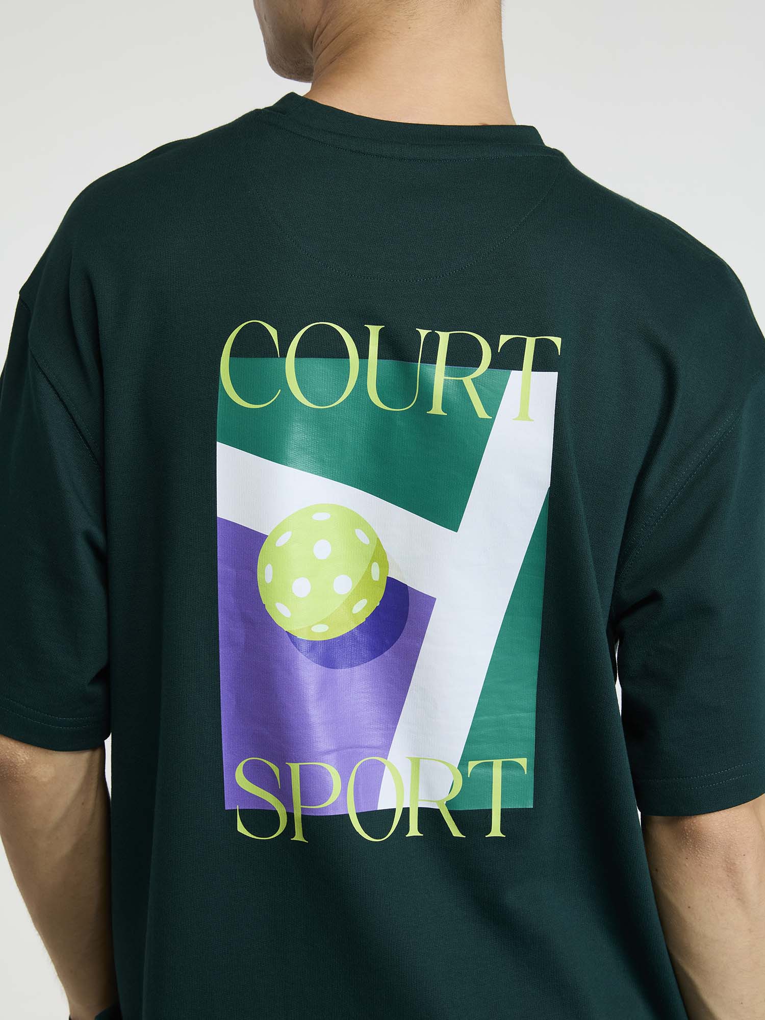 Pine Pickleball Oversized Printed Tee - Men - Image 7