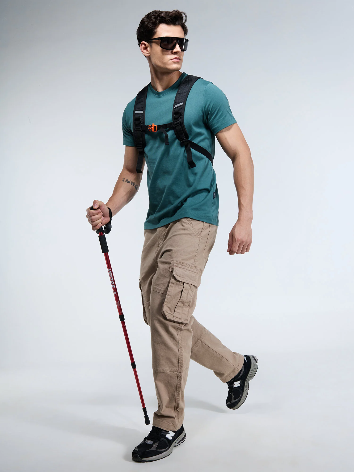 Pine Supima Crew Neck T-Shirt - Regular Fit - Image 2