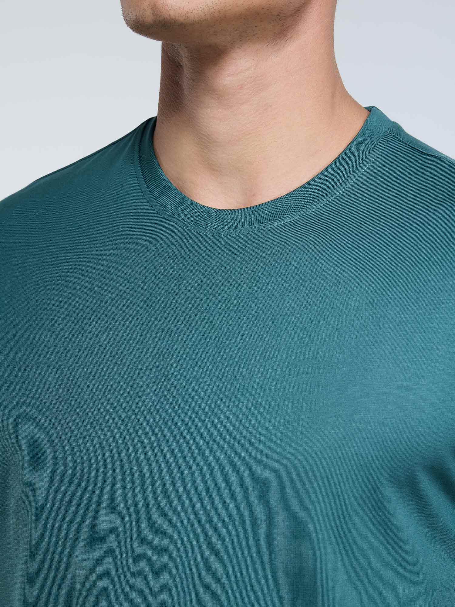 Pine Supima Crew Neck T-Shirt - Regular Fit - Image 5