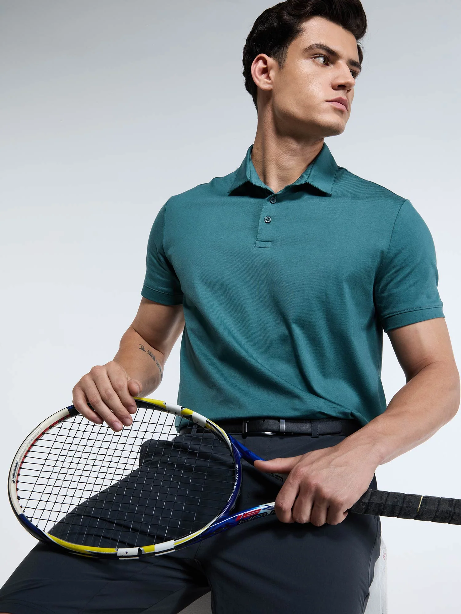 Pine Supima Polo T-Shirt - Regular Fit