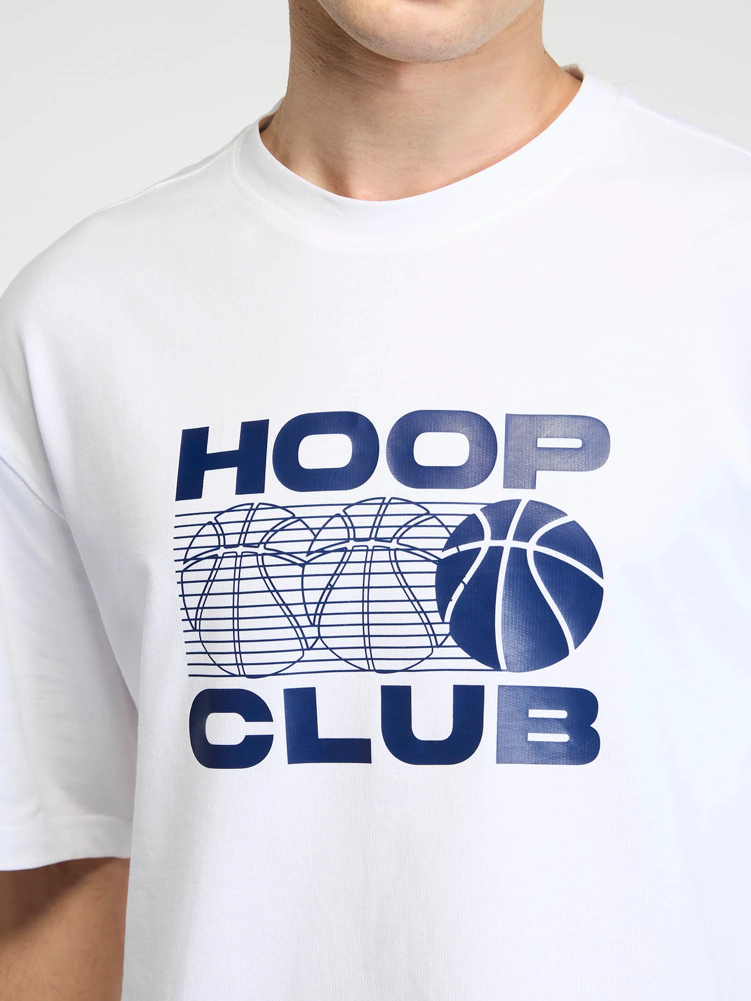 White Certified Hoopers Oversized Printed Tee - Men - Image 7